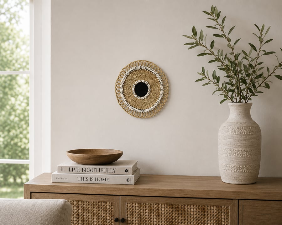 Lesotho No. 3 – Handmade African Inspired Sisal Rope Wall Art Sculpture