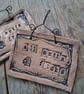 CLEARANCE! rustic ceramic pottery sign- all outta f-cks - Image 2