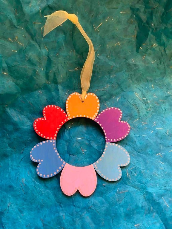 Pretty hand painted flower 