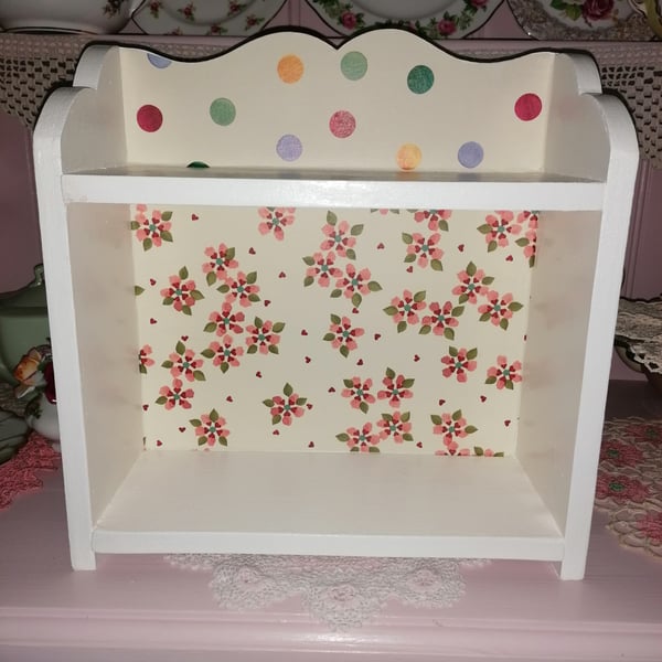 Wooden Storage Shelf Storage Unit Freestanding Wall Made Using Emma Bridgewater