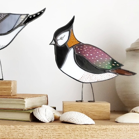 MADE TO ORDER Lapwing Glass Sculpture