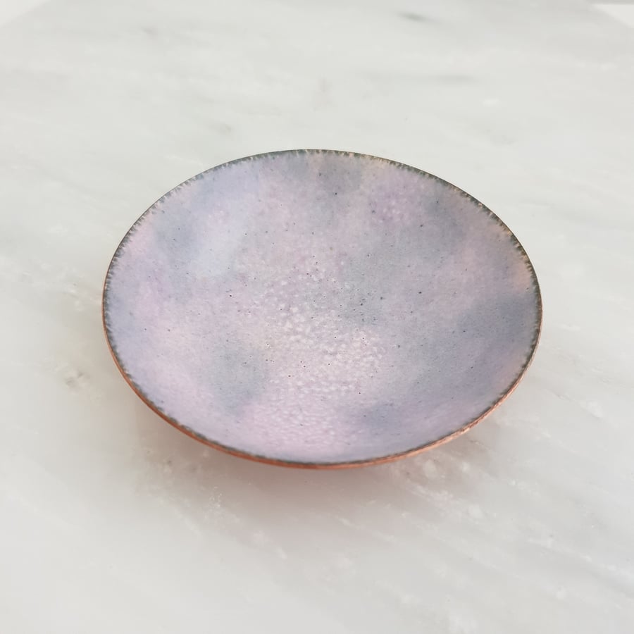 Pink Enamel Bowl