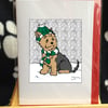 Yorkshire Terrier Christmas Card