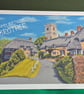 Godshill, Isle of Wight Art Card: Blank or Personalised A5-Size Greetings Card