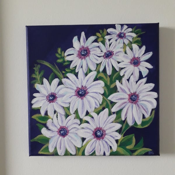 'African Daisy' original painting.  
