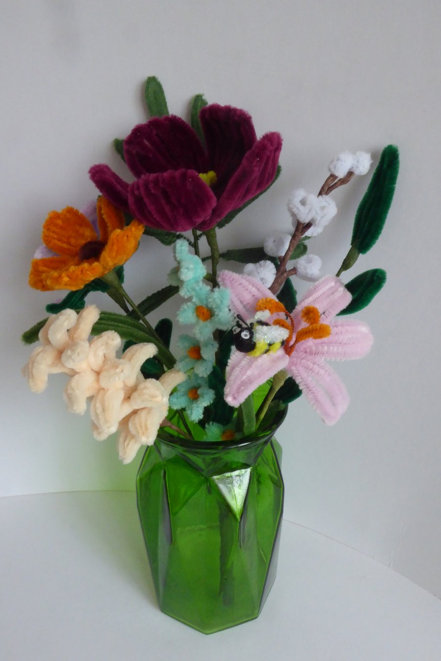Beautiful Pipe Cleaner Bouquet of Flowers