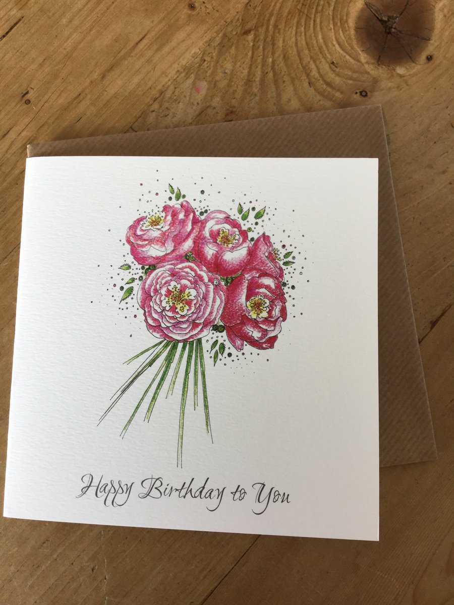 Happy Birthday peonies 