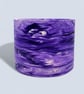 Large Purple Marbled Plant Pot  - Image 2