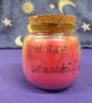 Hand Engraved You are beautiful Soy Wax Candle
