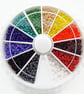 1800 Opaque Miyuki Size 11 Rocaille Seed Beads in a 12 Colour Wheel - Image 5