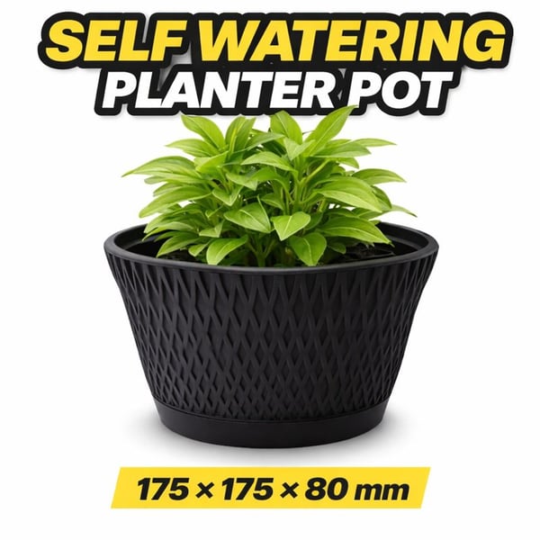 Self Watering Planter Pot - 175 - 175 - 80mm