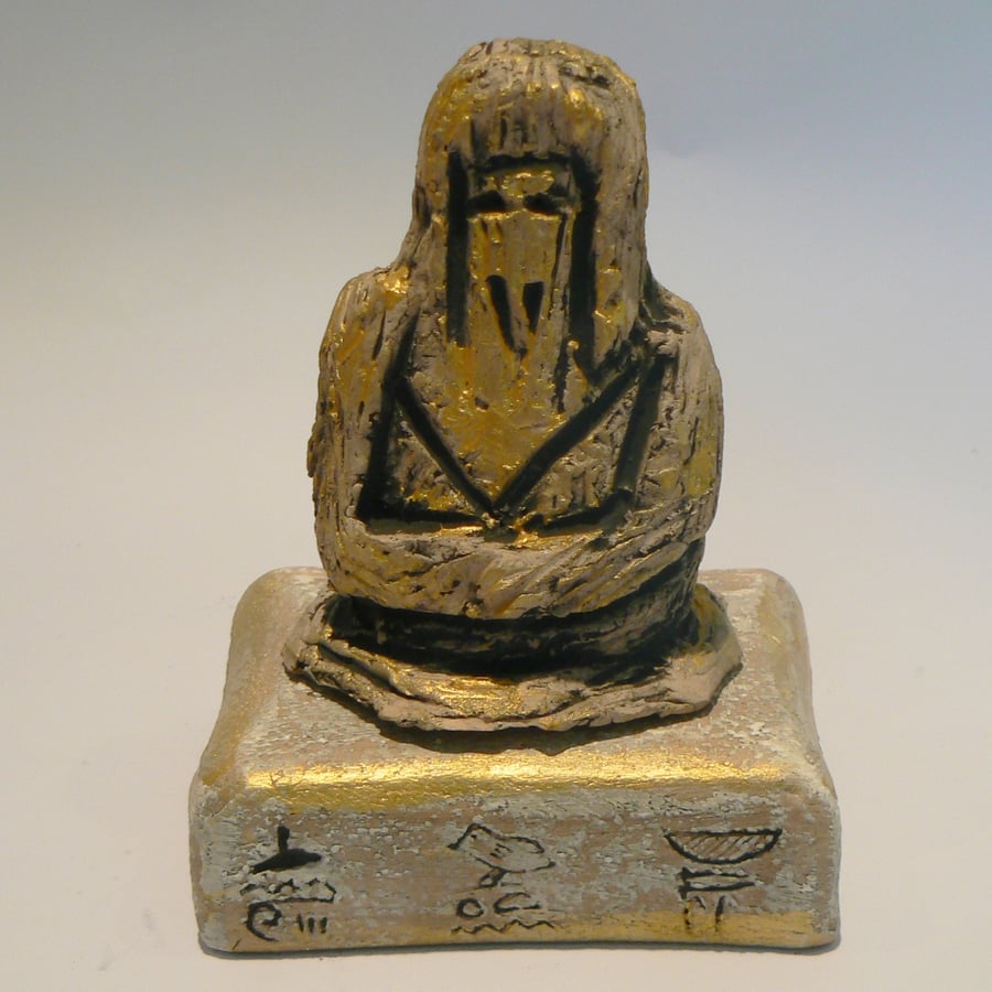 Pottery Eygptian Figure