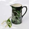 Lily of the Valley Farmhouse Jug - Hand Painted