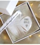 Our Angel Memorial Feather Bauble, Heart Glass Christmas Ornament, Remembrance K - Image 9