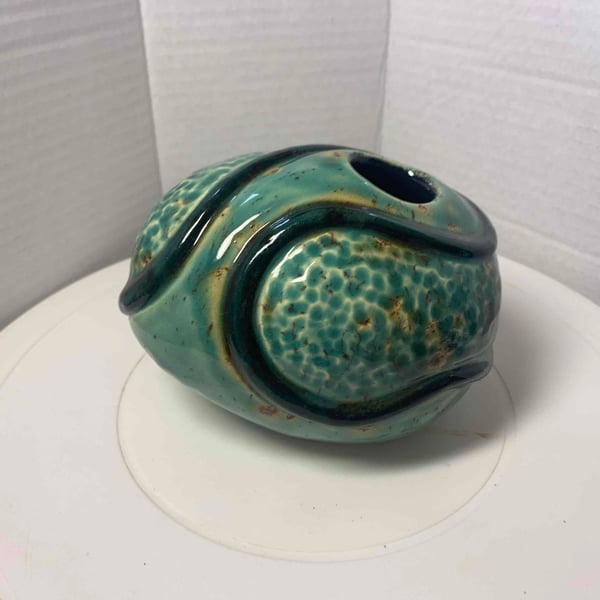 Beautiful hand build dragon egg, decorative item,