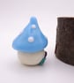 small glass toadstool house - Image 2