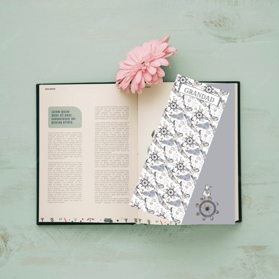 Seagull and seaside theme bookmarks available single or multi pack with bonus 