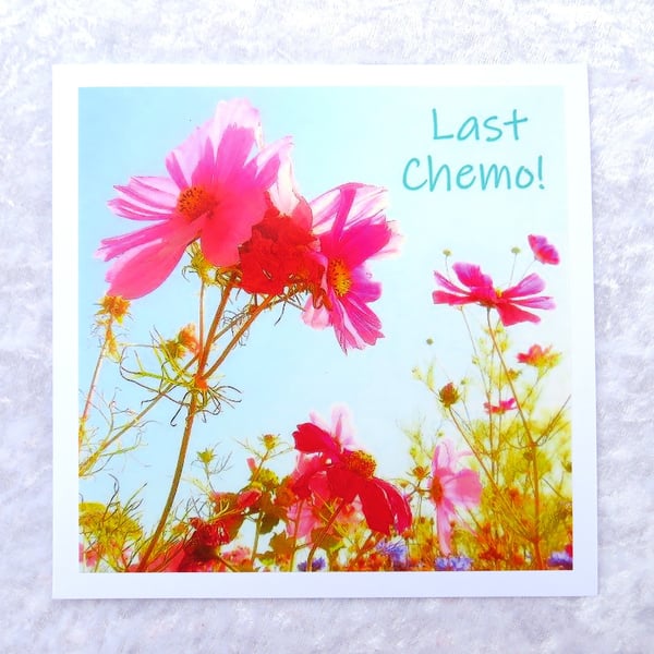Chemo card, cancer treatment card, Last Chemo