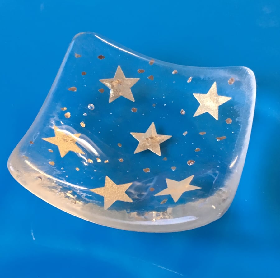 Fused Glass Trinket Dish