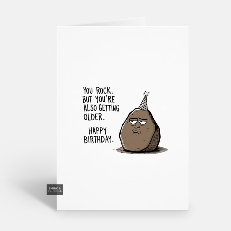 Unique Funny Birthday Card For Him Or Her 