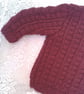 Aran Weight Cardigan with a Shawl Collar for a Baby or Child up to 6 to 7 years - Image 5