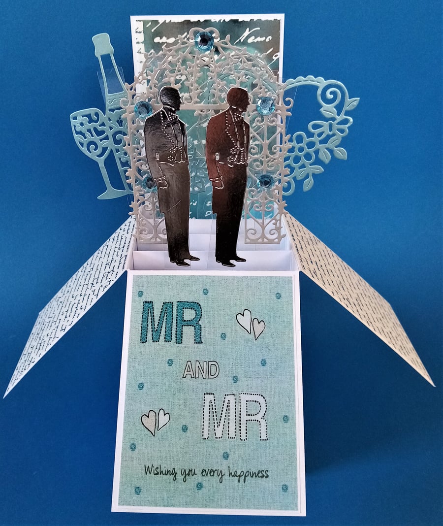 Mr & Mr Wedding Day Card