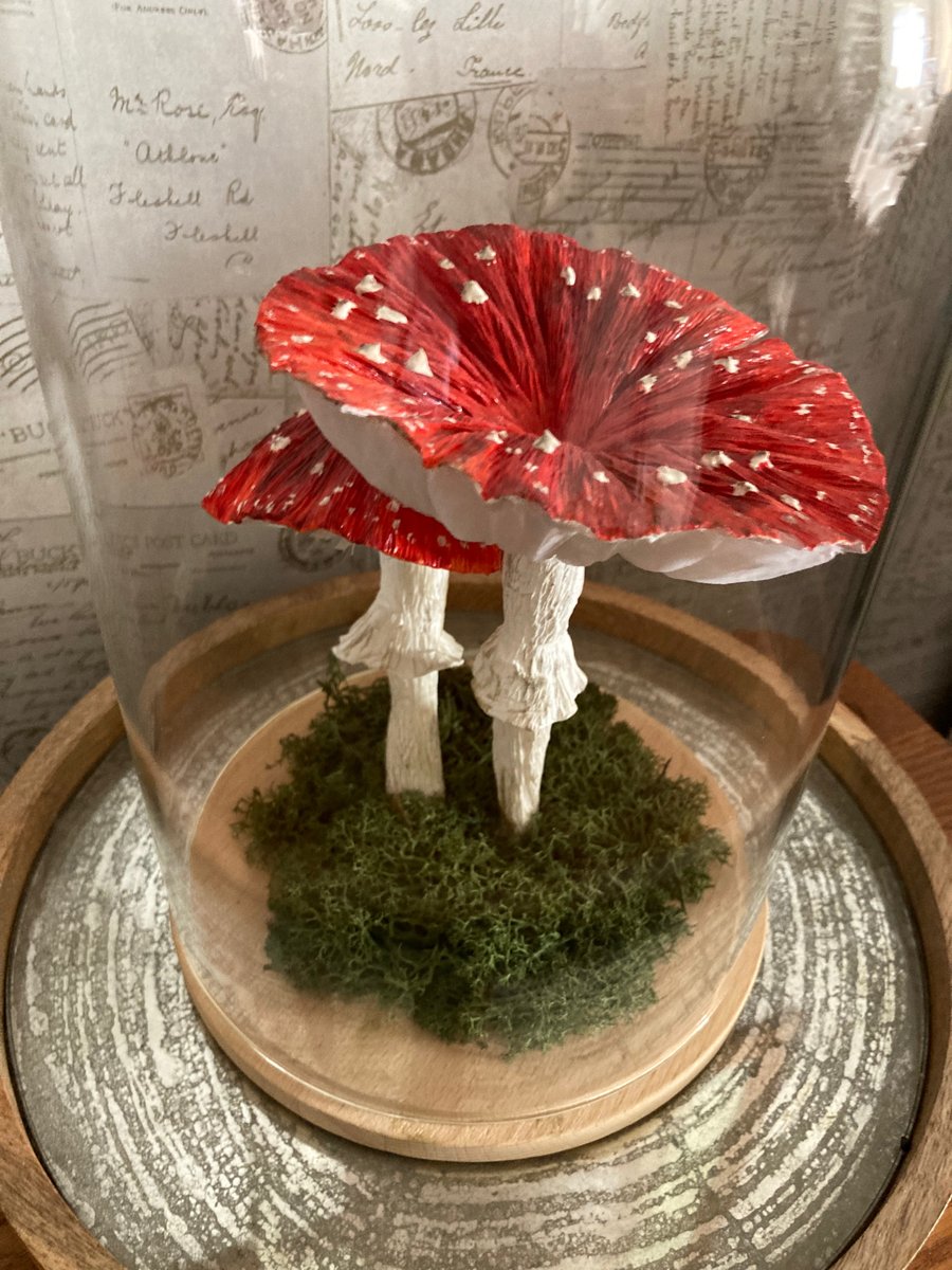 Paper Fly Agaric Mushrooms