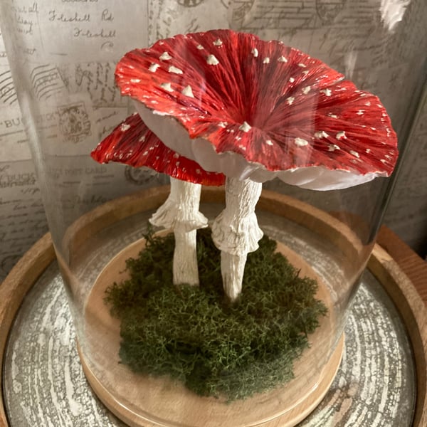 Paper Fly Agaric Mushrooms