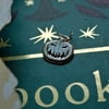 Seconds Sunday Pumpkin Face Charm in Silver and Copper