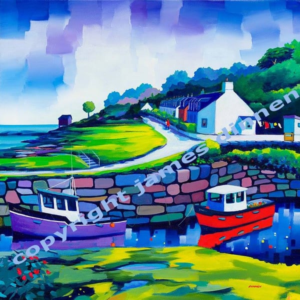 Corrie , Arran Limited Edition Giclee Print ( Free UK postage)