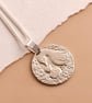 Mother Goose Engraved Sterling Silver Coin Necklace - Image 8