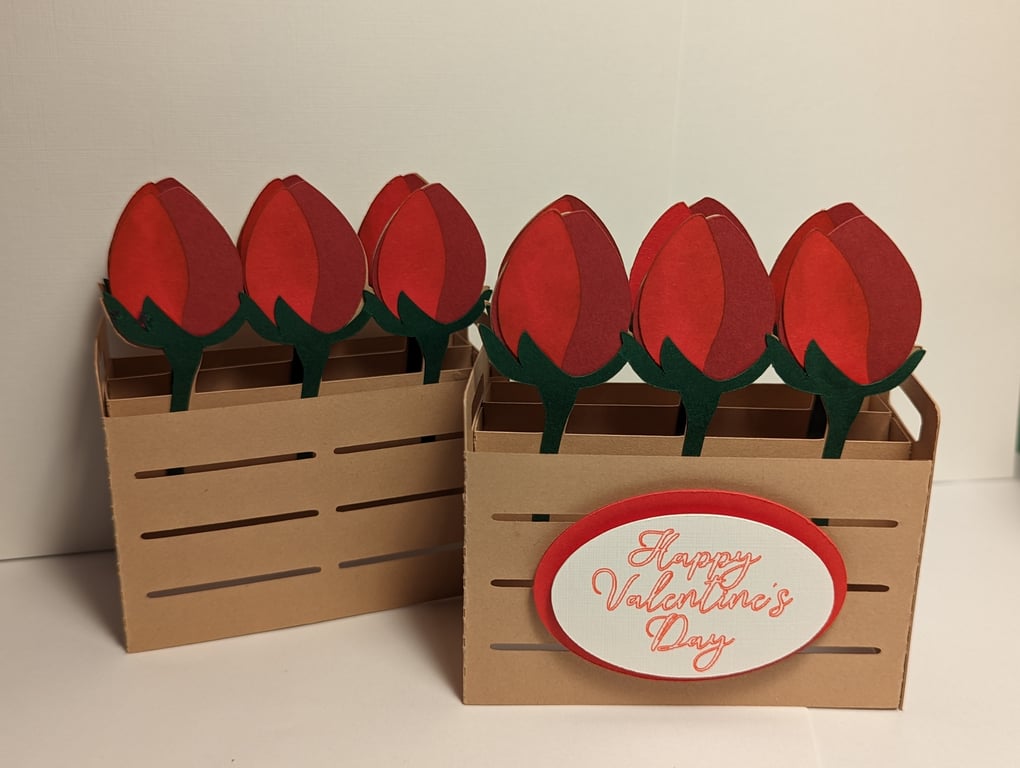 Rose Buds Box Card - Can be personalised