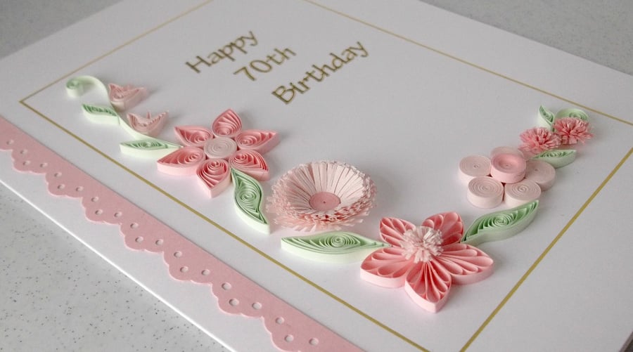 70th birthday card