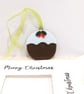 Merry Christmas Card with Detachable Christmas Pudding Decoration - Image 5