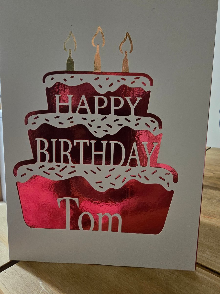 Personalised Happy Birthday Card