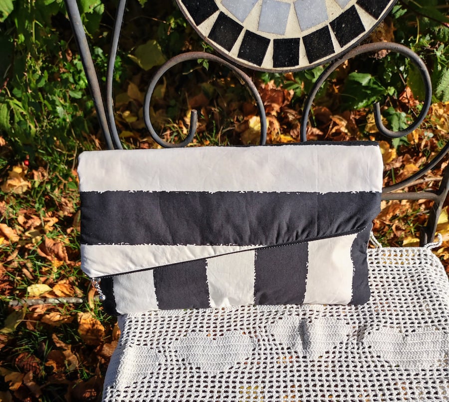 Striped Zebra Clutch UK delivery free