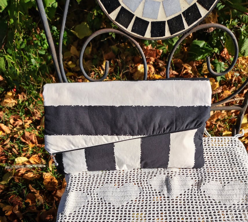 Striped Zebra Clutch UK delivery free