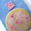  flower mirror and pouch