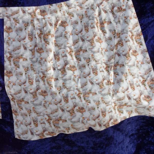 REDUCED PRICE Half Apron with All Over Geese