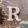 Wooden Letters, Personalised map initials. Birthdays, Weddings, Anniversaries