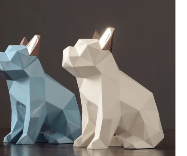 3D Faceted Bulldog Silicone Mould