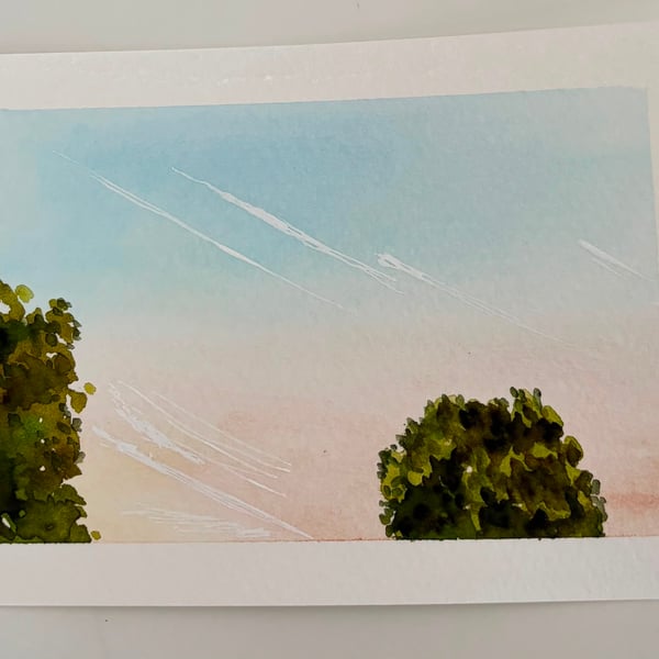 ACEO - Original Watercolour Painting ft 