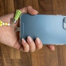 Mobile phone beaded wristlets 