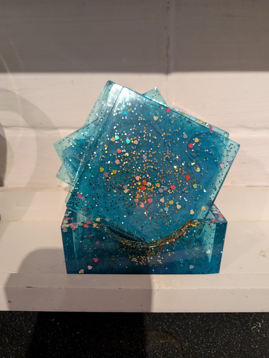 Home made coaster and stand 