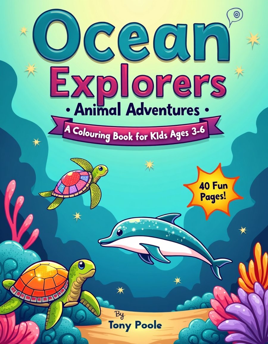 Ocean Explorers Animal Adventures Colouring Book
