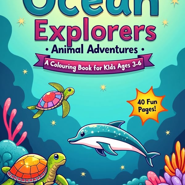 Ocean Explorers Animal Adventures Colouring Book