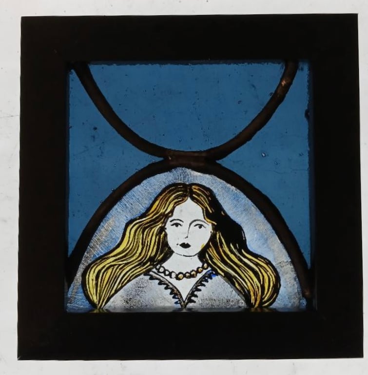 Lady in Blue - Waiting in the Queue