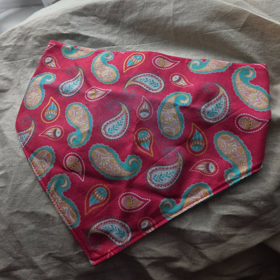Image of Elasticated slip-on Dog Bandana - Size XL