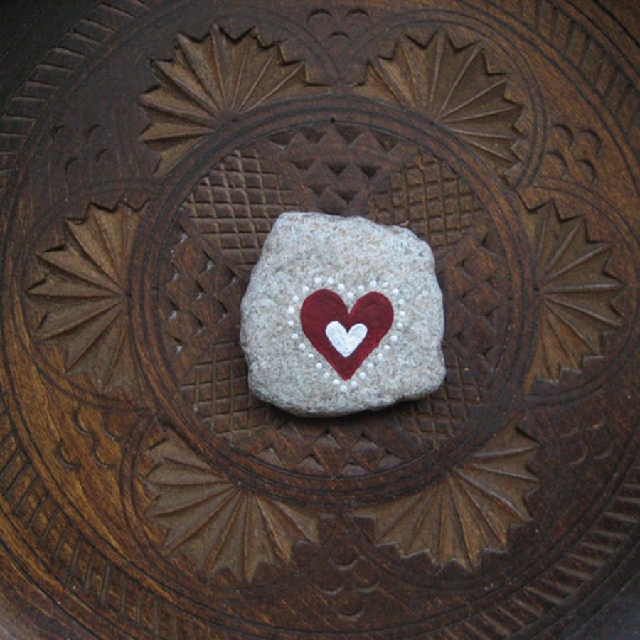 RESERVED FOR ROBERT: Hand painted stone (9)