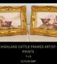 Highland Cattle . Isle of Skye. Pair of framed canvas prints. - Image 6